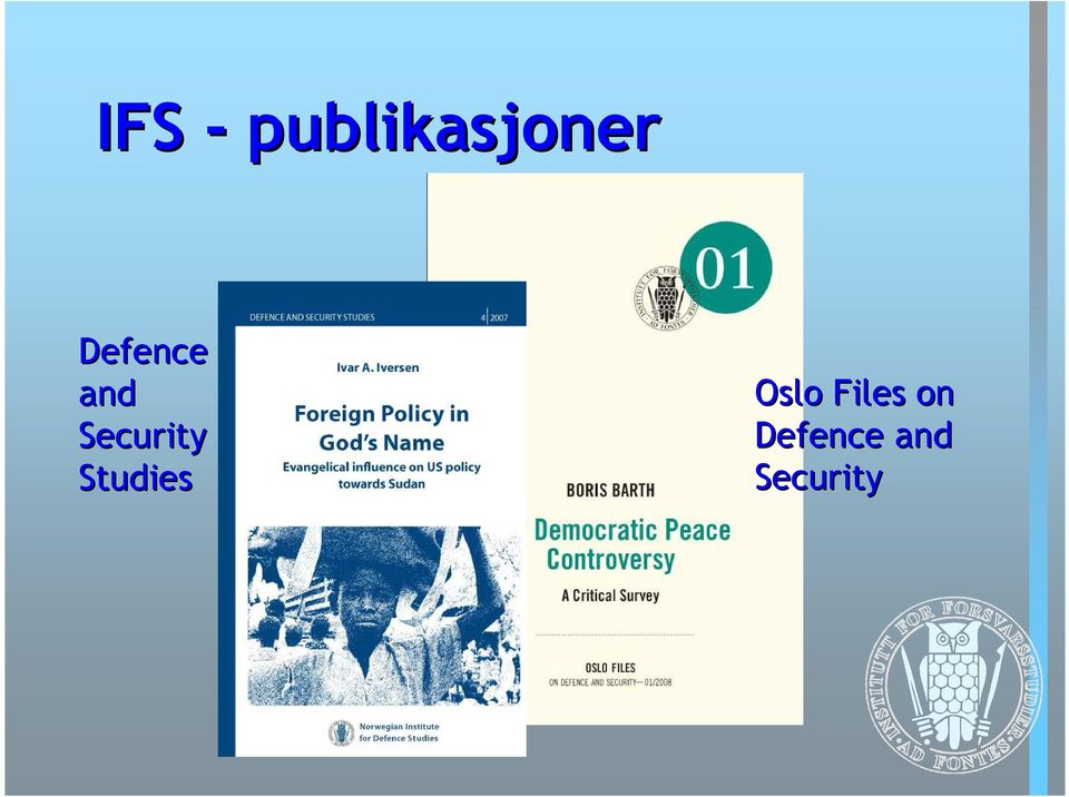 Studies Oslo Files