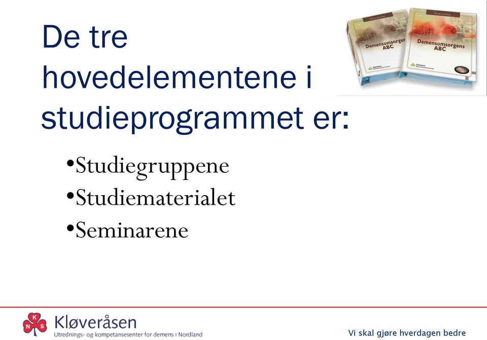 studieprogrammet er: