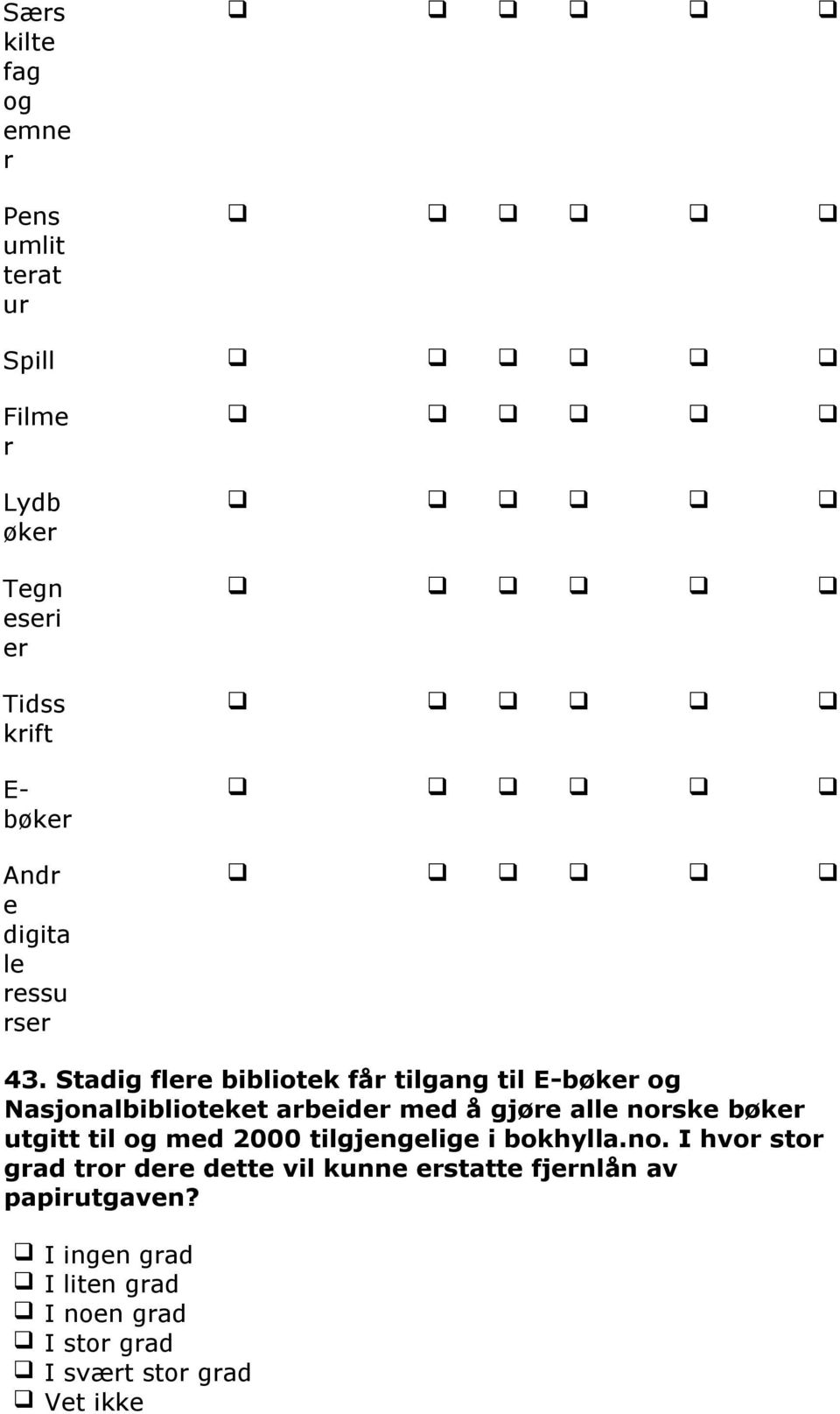 Stadig flere bibliotek får tilgang til E-bøker og Nasjonalbiblioteket arbeider med å gjøre alle norske bøker