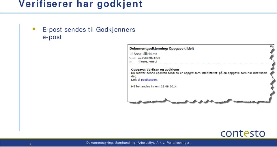 Dokumentstyring. Samhandling.