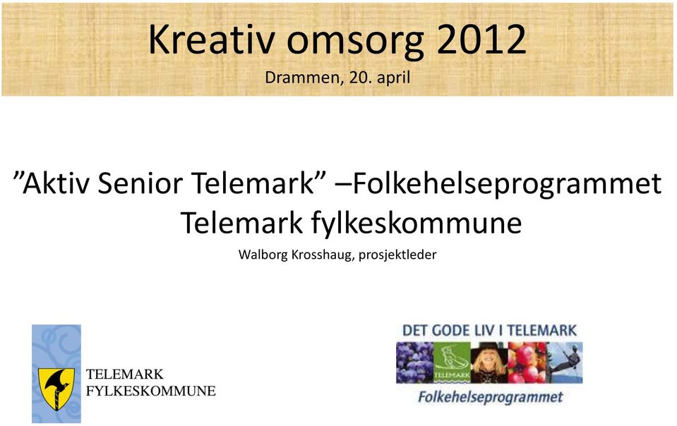 Folkehelseprogrammet Telemark