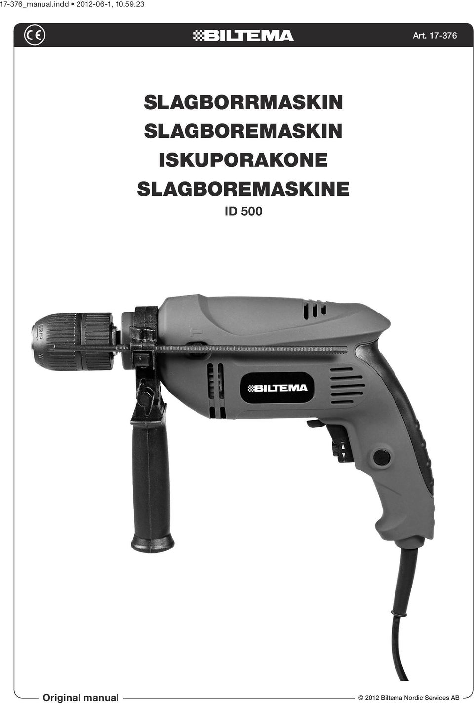 17-376 SLAGBORRMASKIN