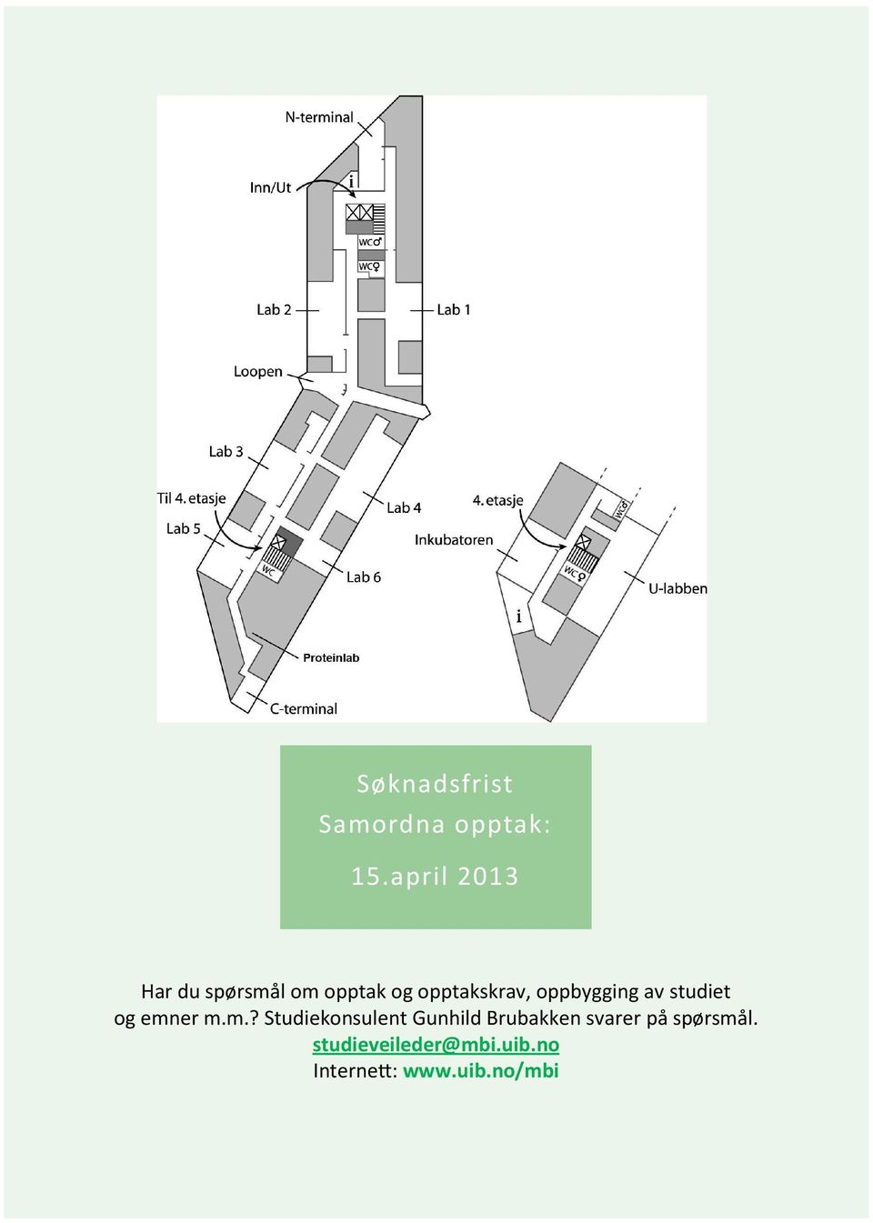 oppbygging av studiet og emn