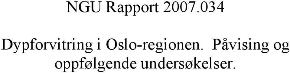 Oslo-regionen.