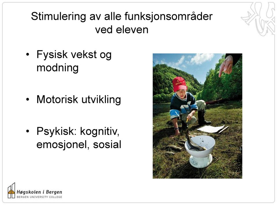 Fysisk vekst og modning