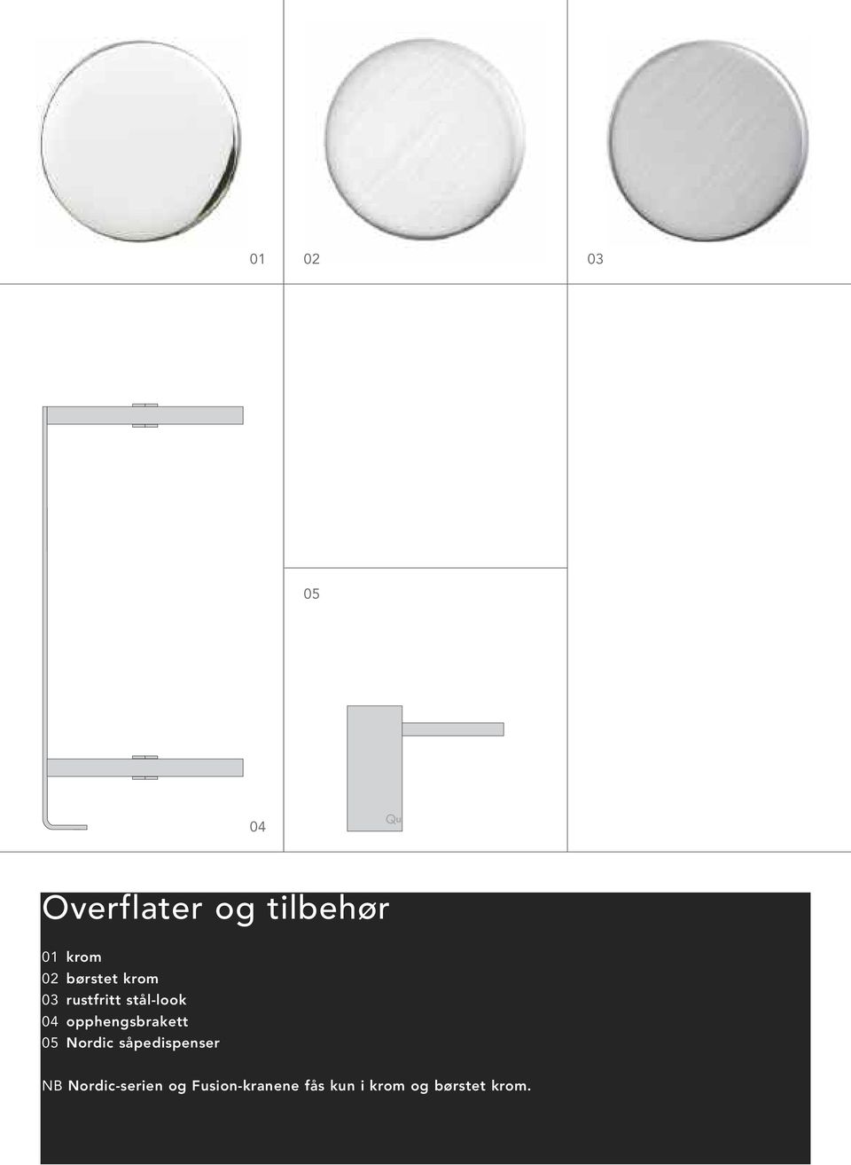 opphengsbrakett 05 Nordic såpedispenser NB