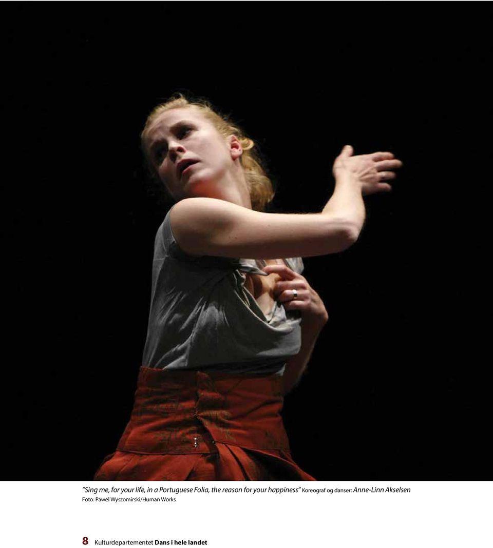 danser: Anne-Linn Akselsen Foto: Pawel