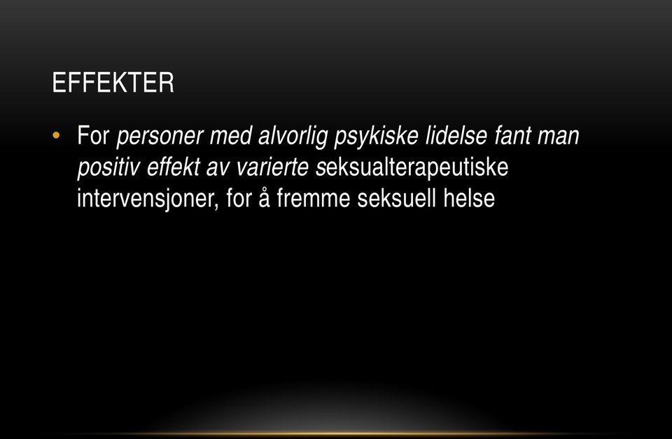 effekt av varierte