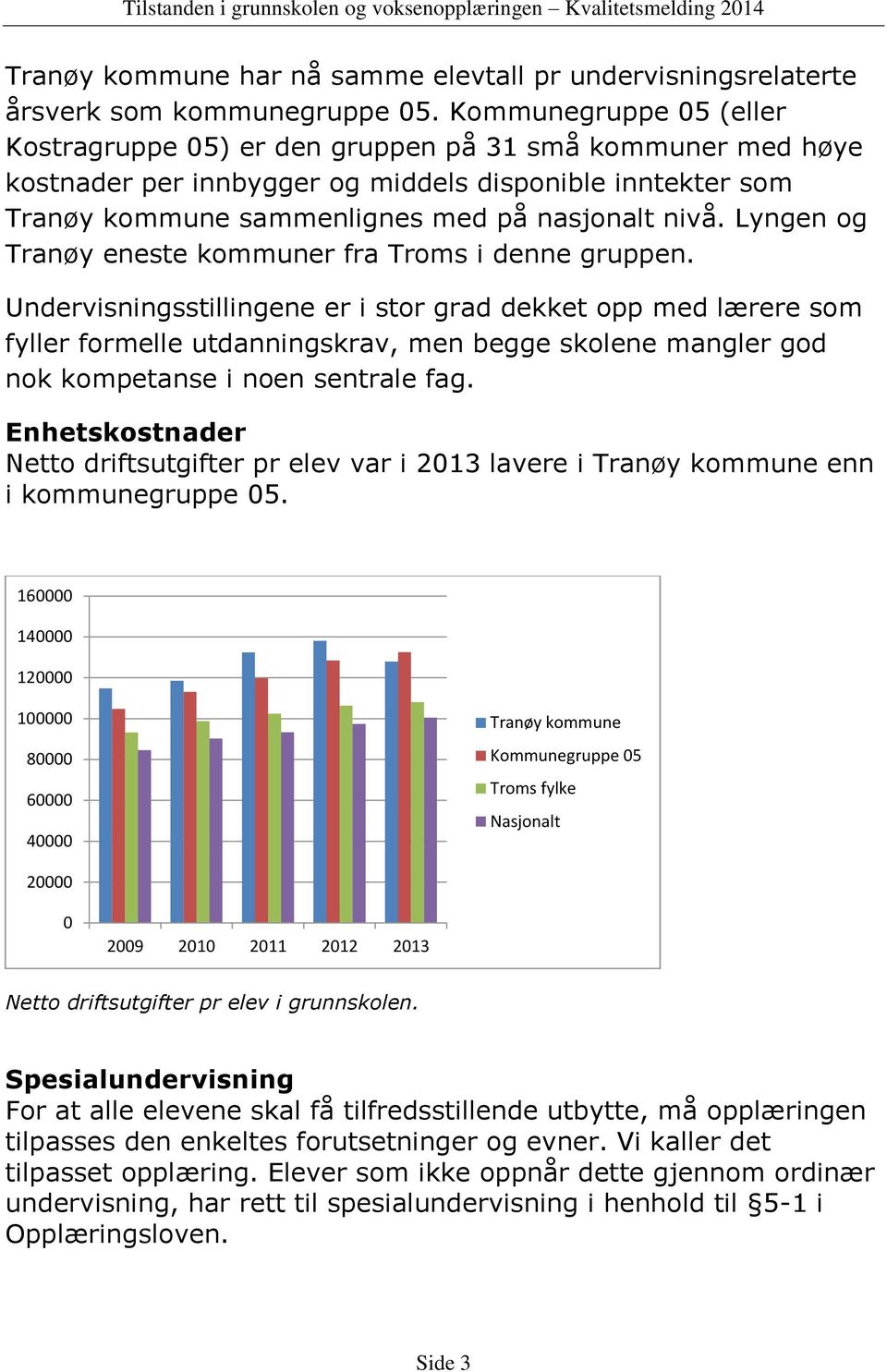 Lyngen og Tranøy eneste kommuner fra Troms i denne gruppen.