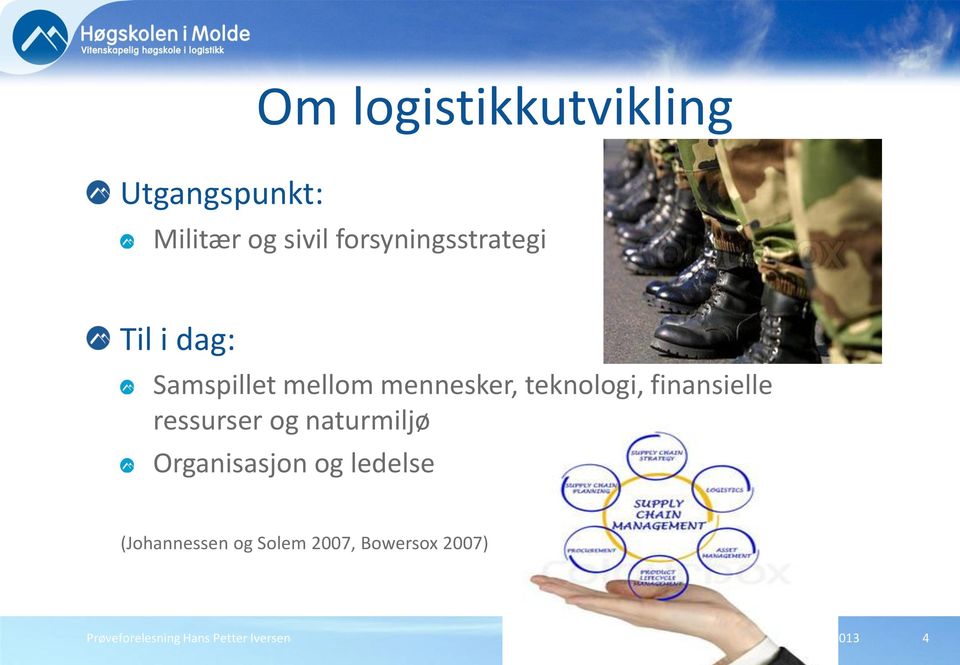 teknologi, finansielle ressurser og naturmiljø Organisasjon og