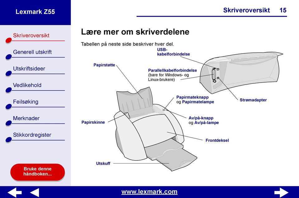 (bare for Windows- og Linux-brukere) Papirmateknapp og