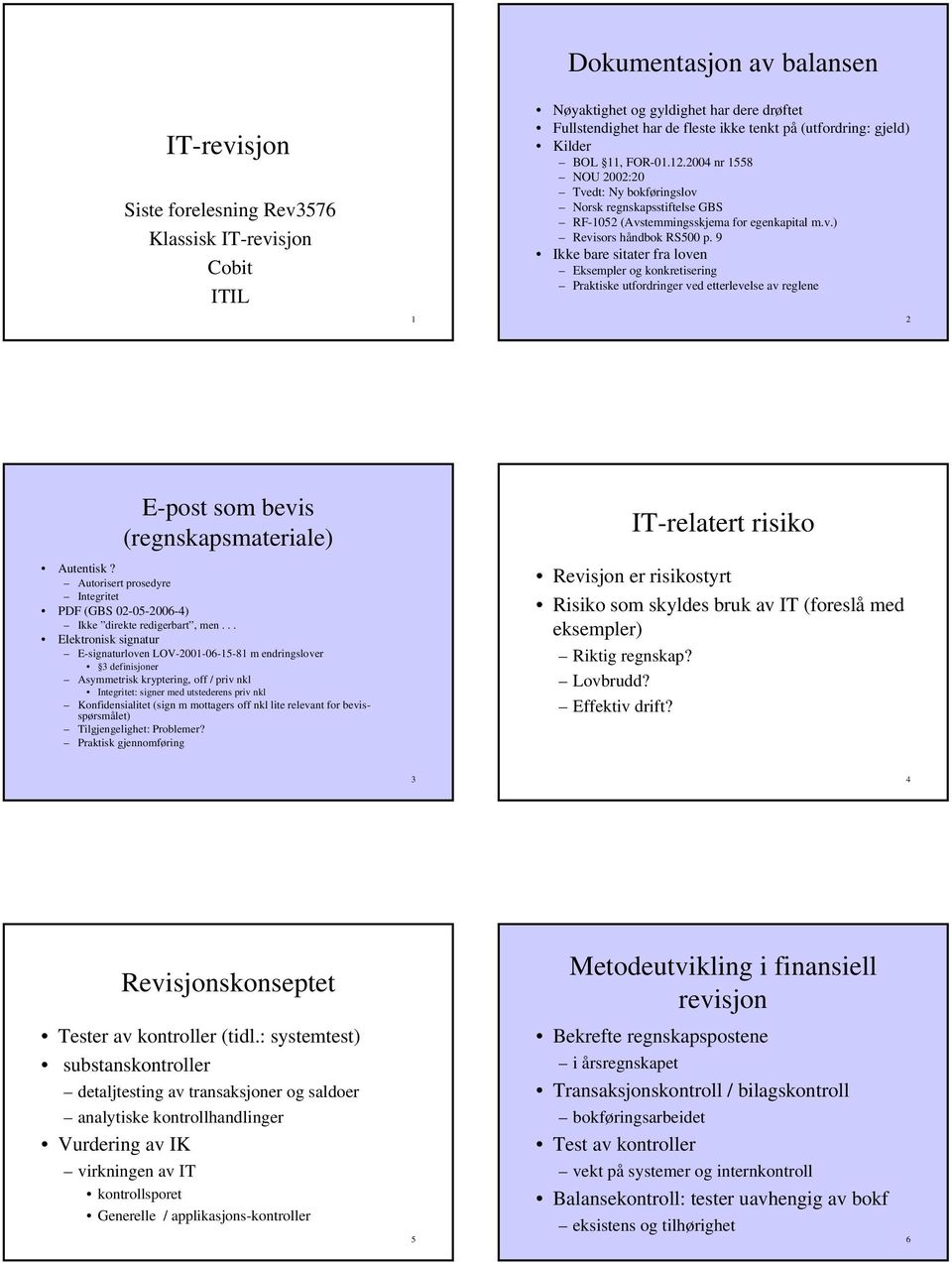 9 Ikke bare sitater fra loven Eksempler og konkretisering Praktiske utfordringer ved etterlevelse av reglene 2 E-post som bevis (regnskapsmateriale) Autentisk?