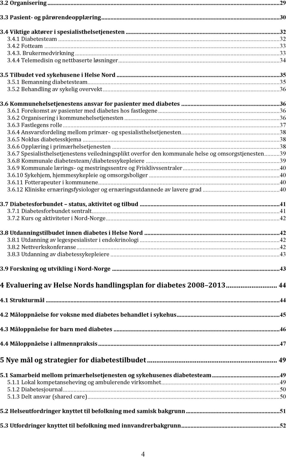 ..36 3.6.2 Organisering i kommunehelsetjenesten...36 3.6.3 Fastlegens rolle...37 3.6.4 Ansvarsfordeling mellom primær- og spesialisthelsetjenesten...38 3.6.5 Noklus diabetesskjema...38 3.6.6 Opplæring i primærhelsetjenesten.