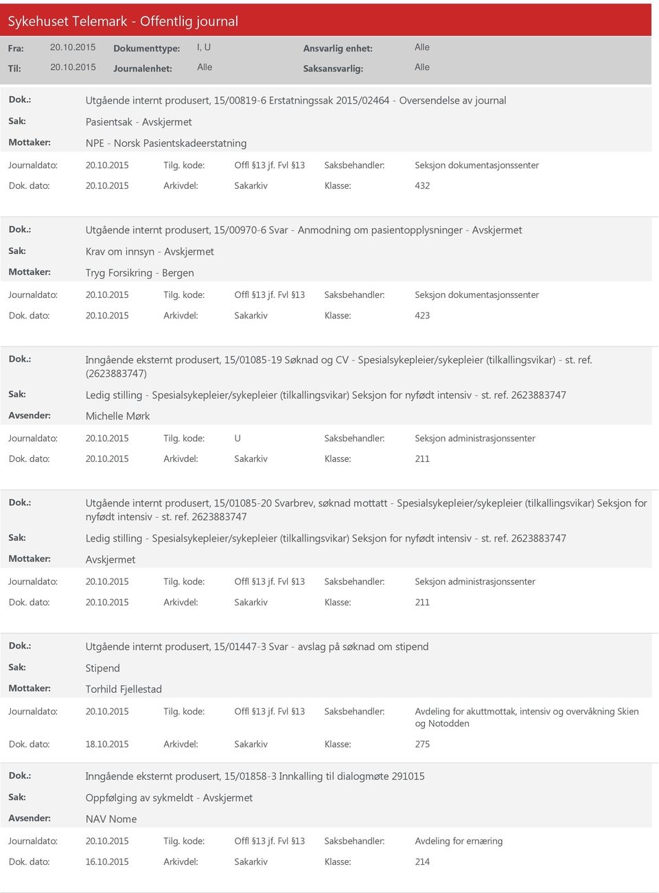 (2623883747) Ledig stilling - Spesialsykepleier/sykepleier (tilkallingsvikar) Seksjon for nyfødt intensiv - st. ref.