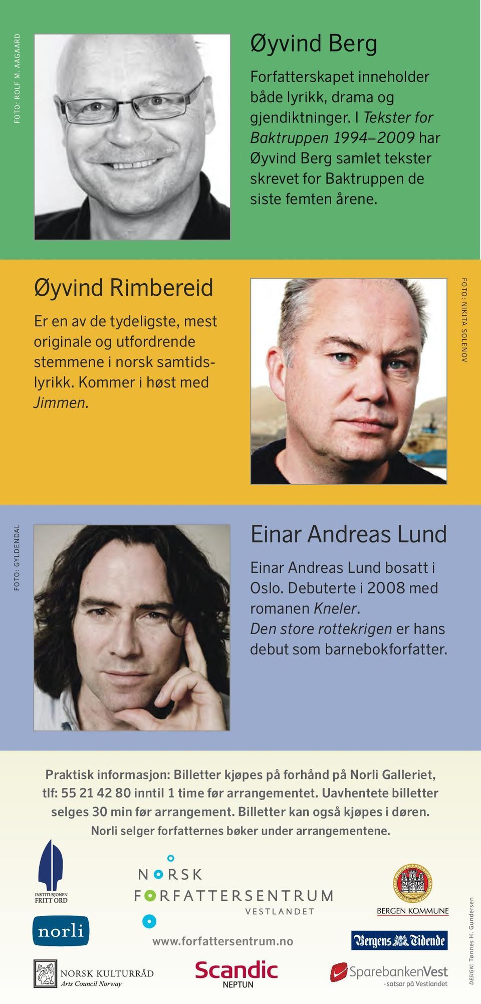 Øyvind Rimbereid Er en av de tydeligste, mest originale og utfordrende stemmene i norsk samtidslyrikk. Kommer i høst med Jimmen.