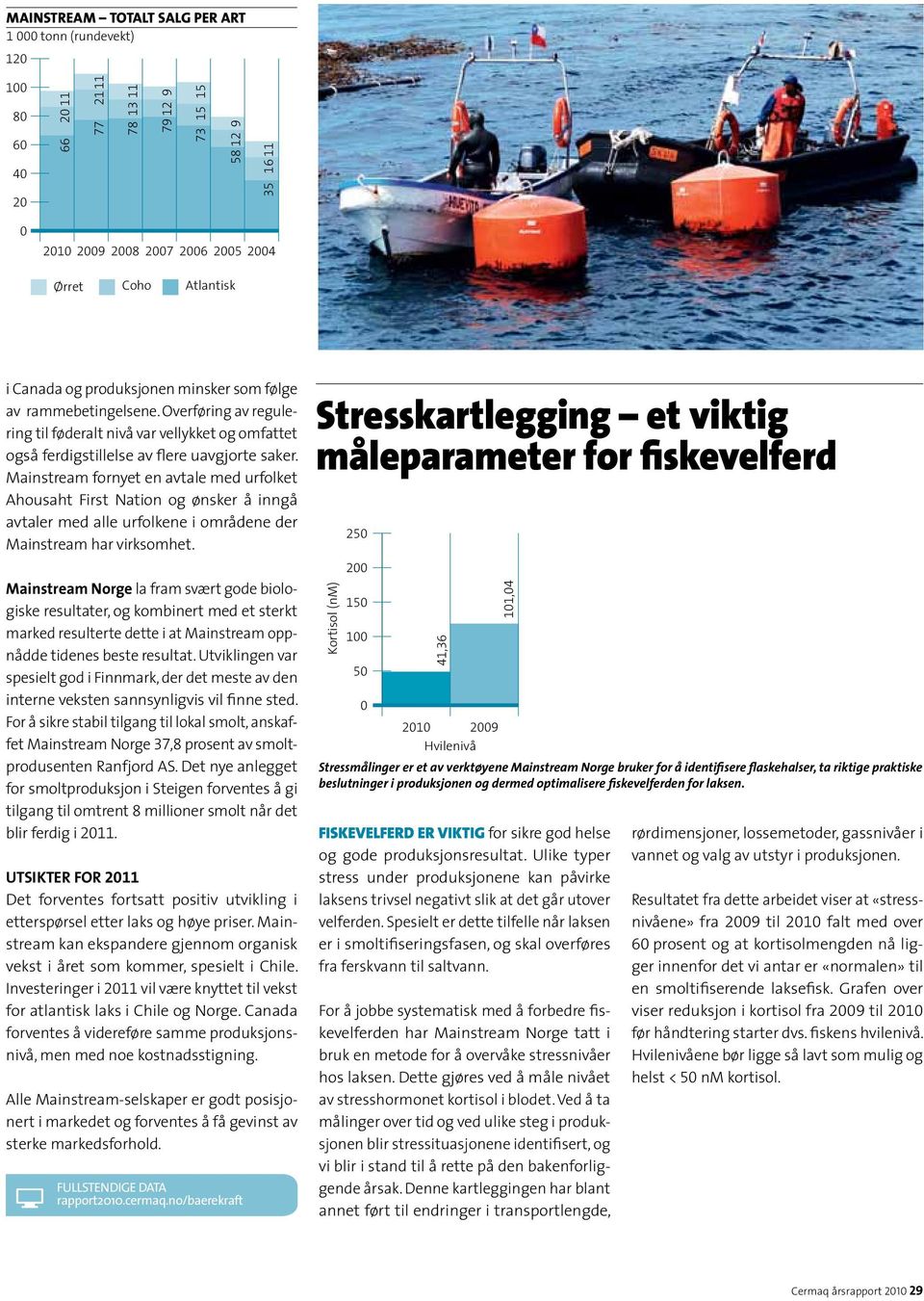 Mainstream fornyet en avtale med urfolket Ahousaht First Nation og ønsker å inngå avtaler med alle urfolkene i områdene der Mainstream har virksomhet.