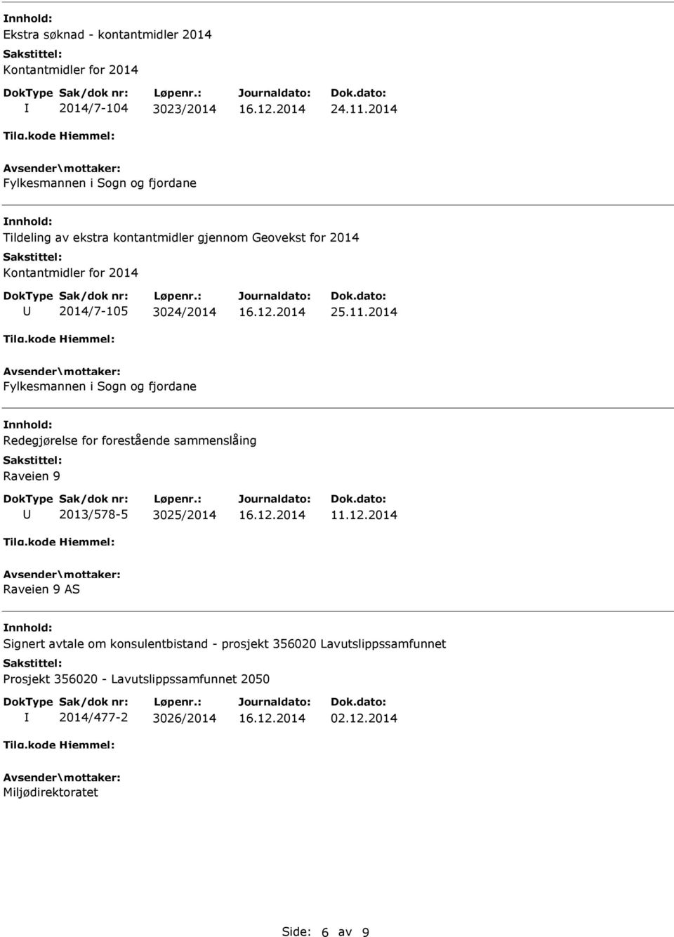 2014 Fylkesmannen i Sogn og fjordane Redegjørelse for forestående sammenslåing Raveien 9 2013/578-5 3025/2014 11.12.