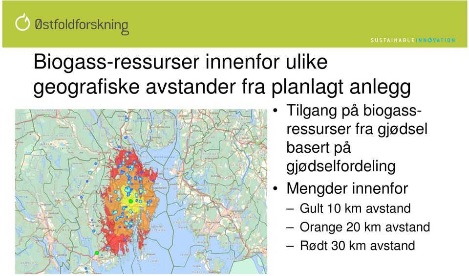 gjødsel basert på gjødselfordeling Mengder innenfor