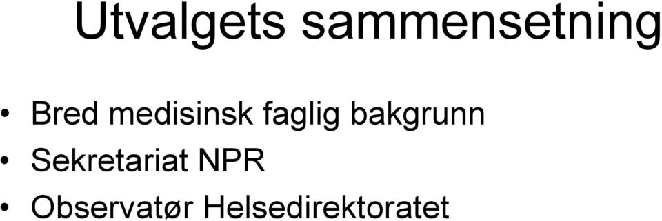 bakgrunn Sekretariat NPR