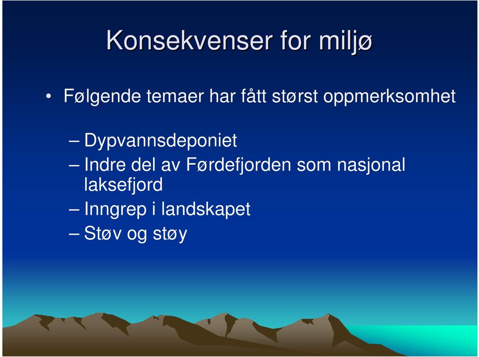 Indre del av Førdefjorden som nasjonal