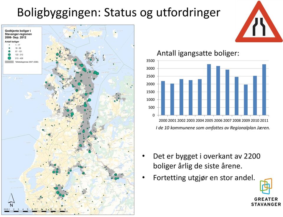 kommunene som omfattes av Regionalplan Jæren.