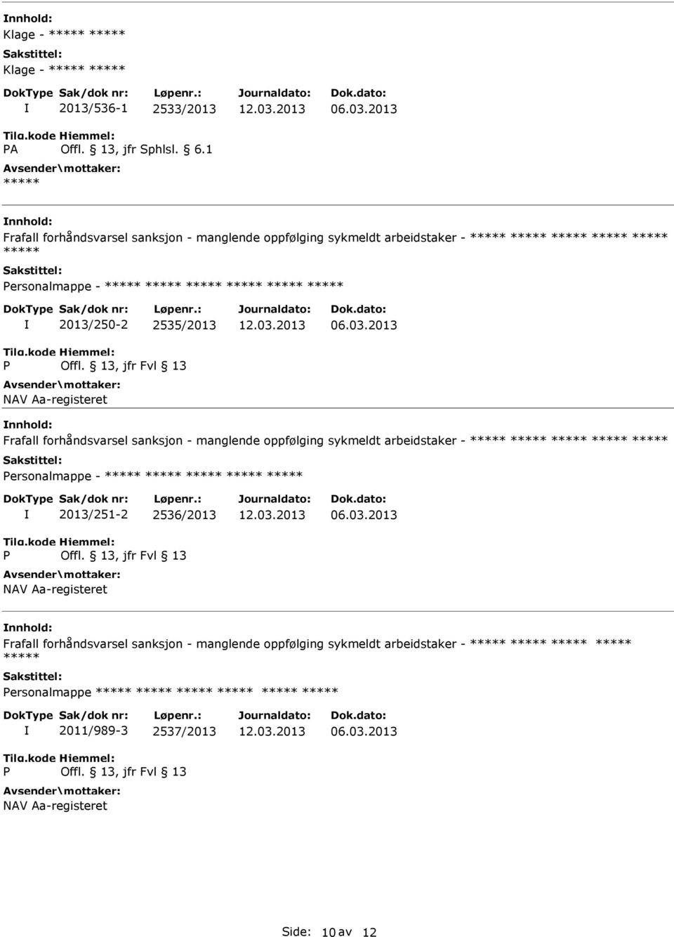 2013/250-2 2535/2013 NAV Aa-registeret 06.03.