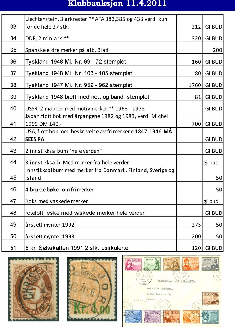 69-72 stemplet 160 GI BUD 37 Tyskland 1948 Mi. Nr.