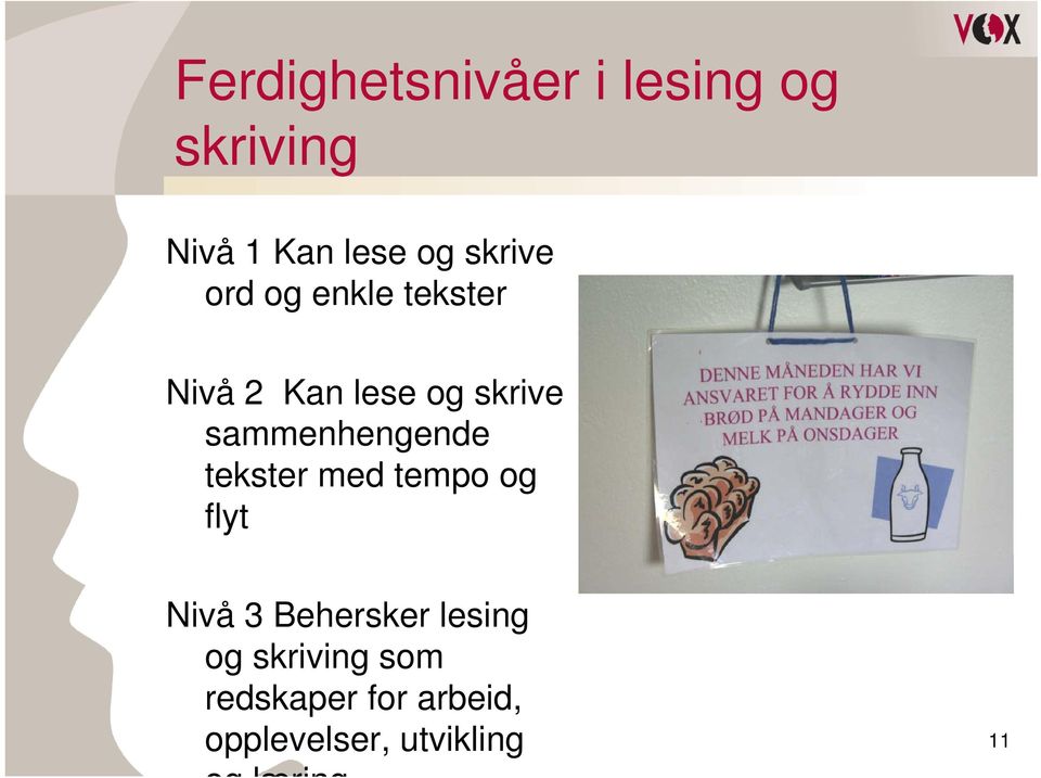 sammenhengende tekster med tempo og flyt Nivå 3 Behersker