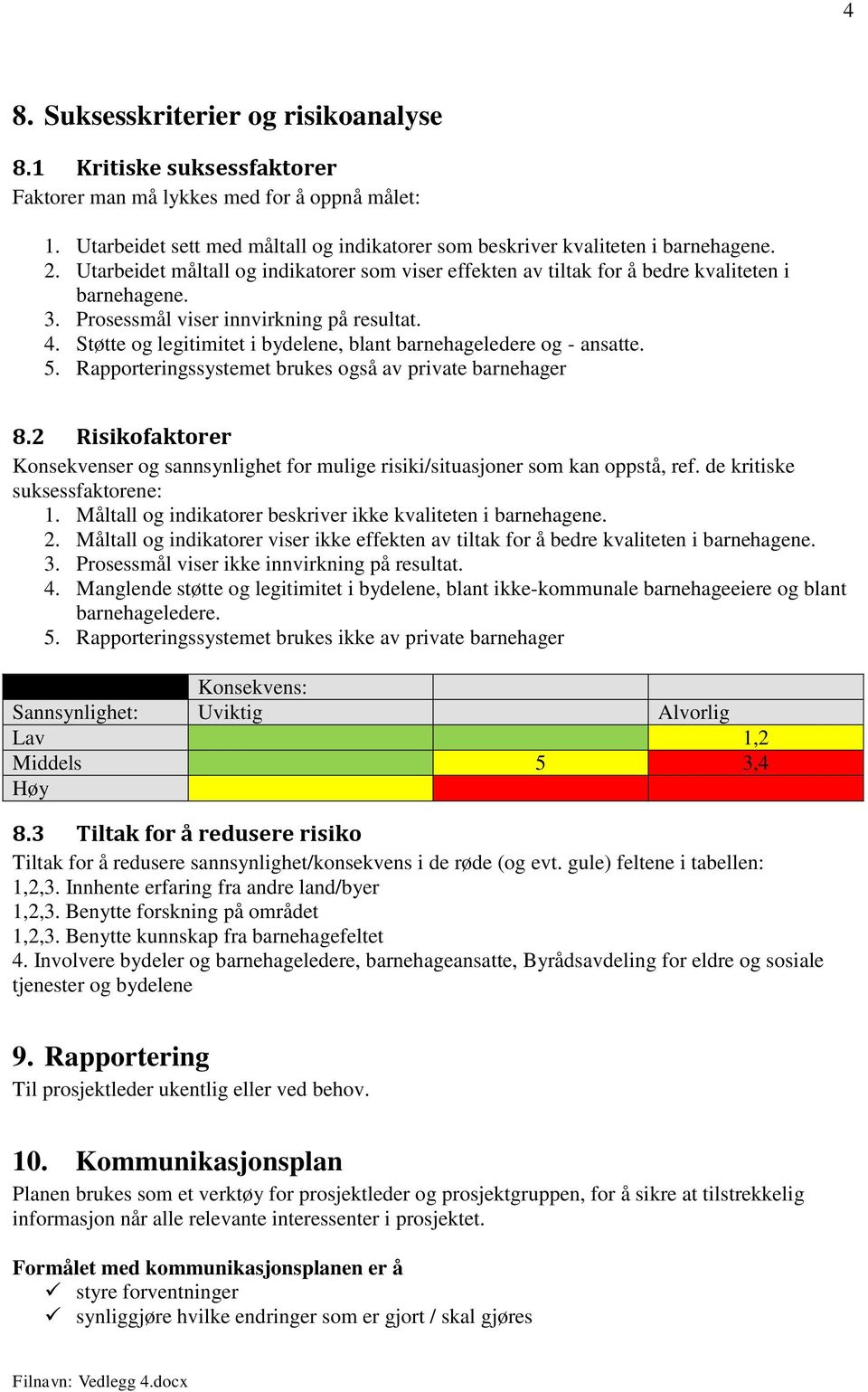 Støtte og legitimitet i bydelene, blant barnehageledere og - ansatte. 5. Rapporteringssystemet brukes også av private barnehager 8.