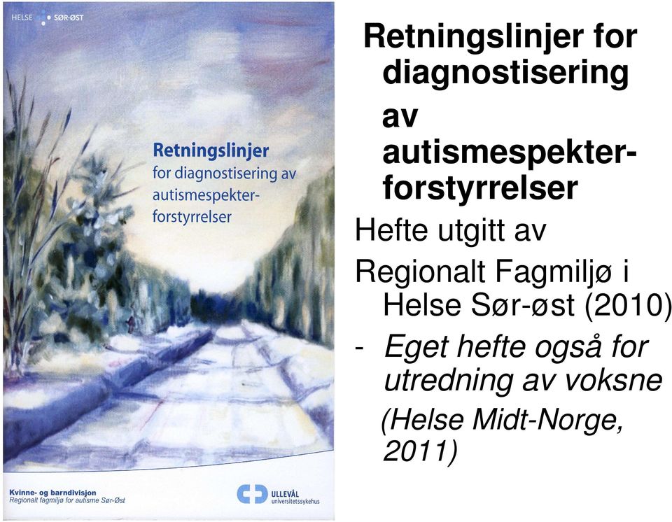 Regionalt Fagmiljø i Helse Sør-øst (2010) -