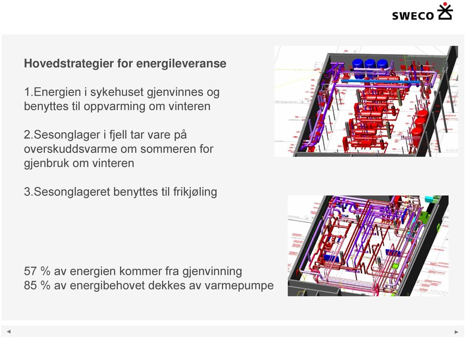 Sesonglager i fjell tar vare på overskuddsvarme om sommeren for gjenbruk om