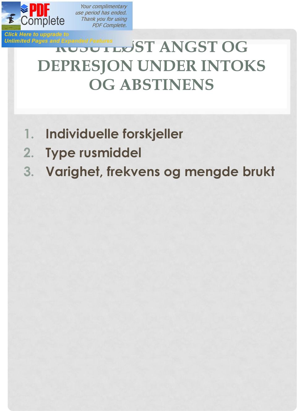 Individuelle forskjeller 2.