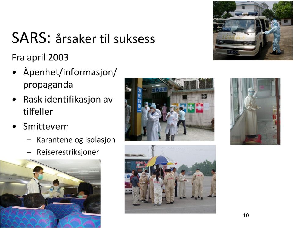 identifikasjon av tilfeller Smittevern