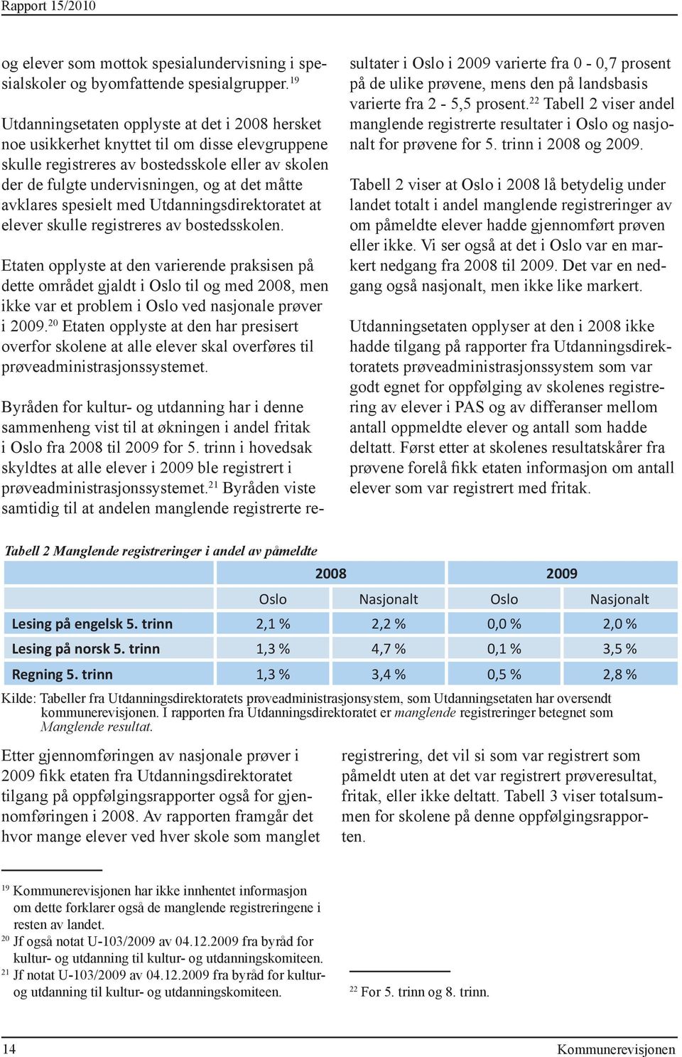 avklares spesielt med Utdanningsdirektoratet at elever skulle registreres av bostedsskolen.