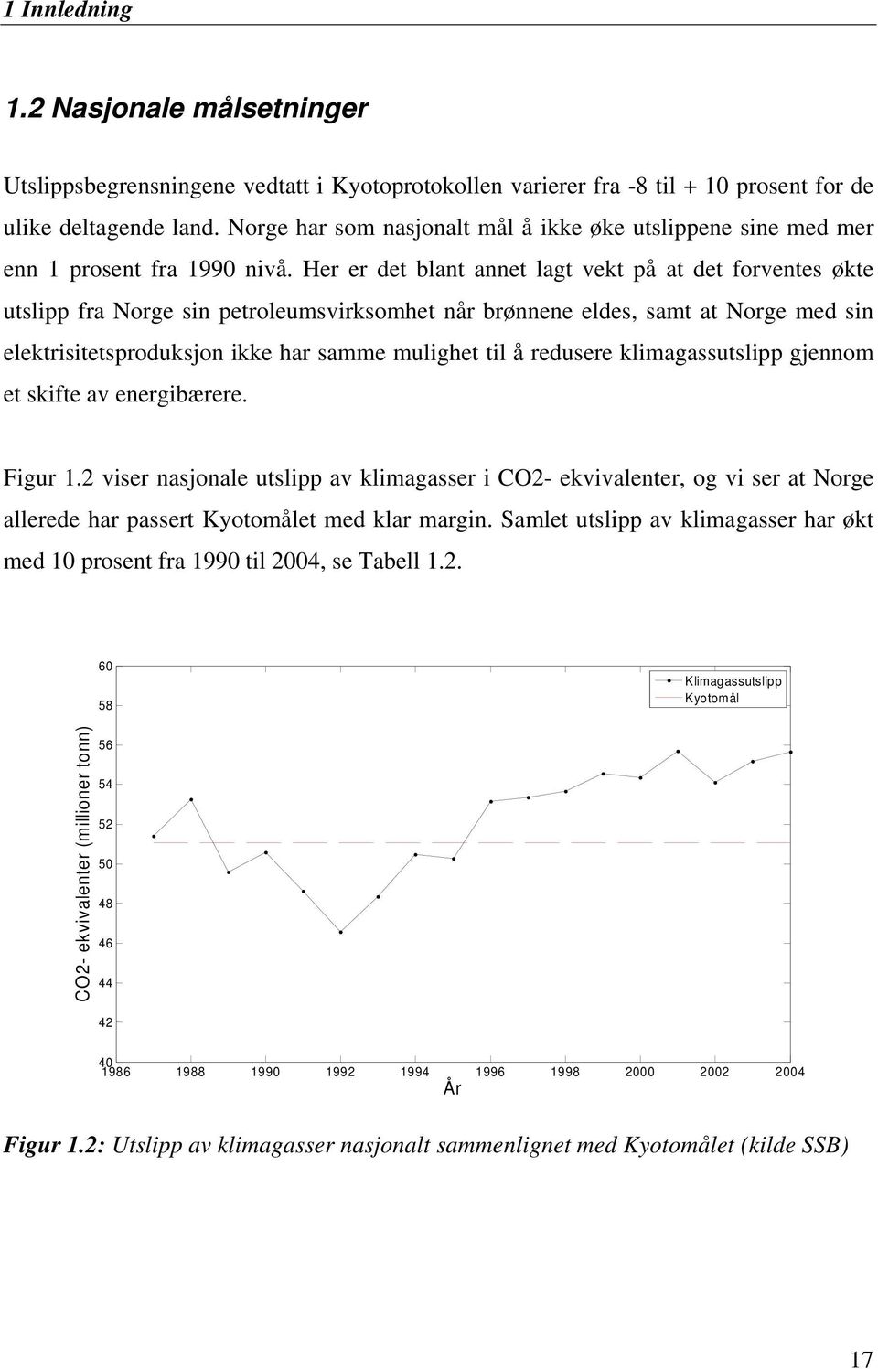 Her er det blant annet lagt vekt på at det forventes økte utslipp fra Norge sin petroleumsvirksomhet når brønnene eldes, samt at Norge med sin elektrisitetsproduksjon ikke har samme mulighet til å