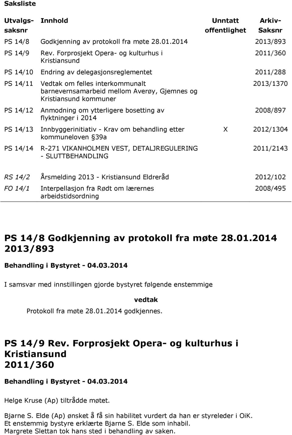mellom Averøy, Gjemnes og Kristiansund kommuner Anmodning om ytterligere bosetting av flyktninger i 2014 Innbyggerinitiativ - Krav om behandling etter kommuneloven 39a R-271 VIKANHOLMEN VEST,