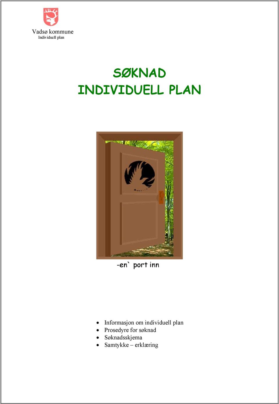 individuell plan Prosedyre for