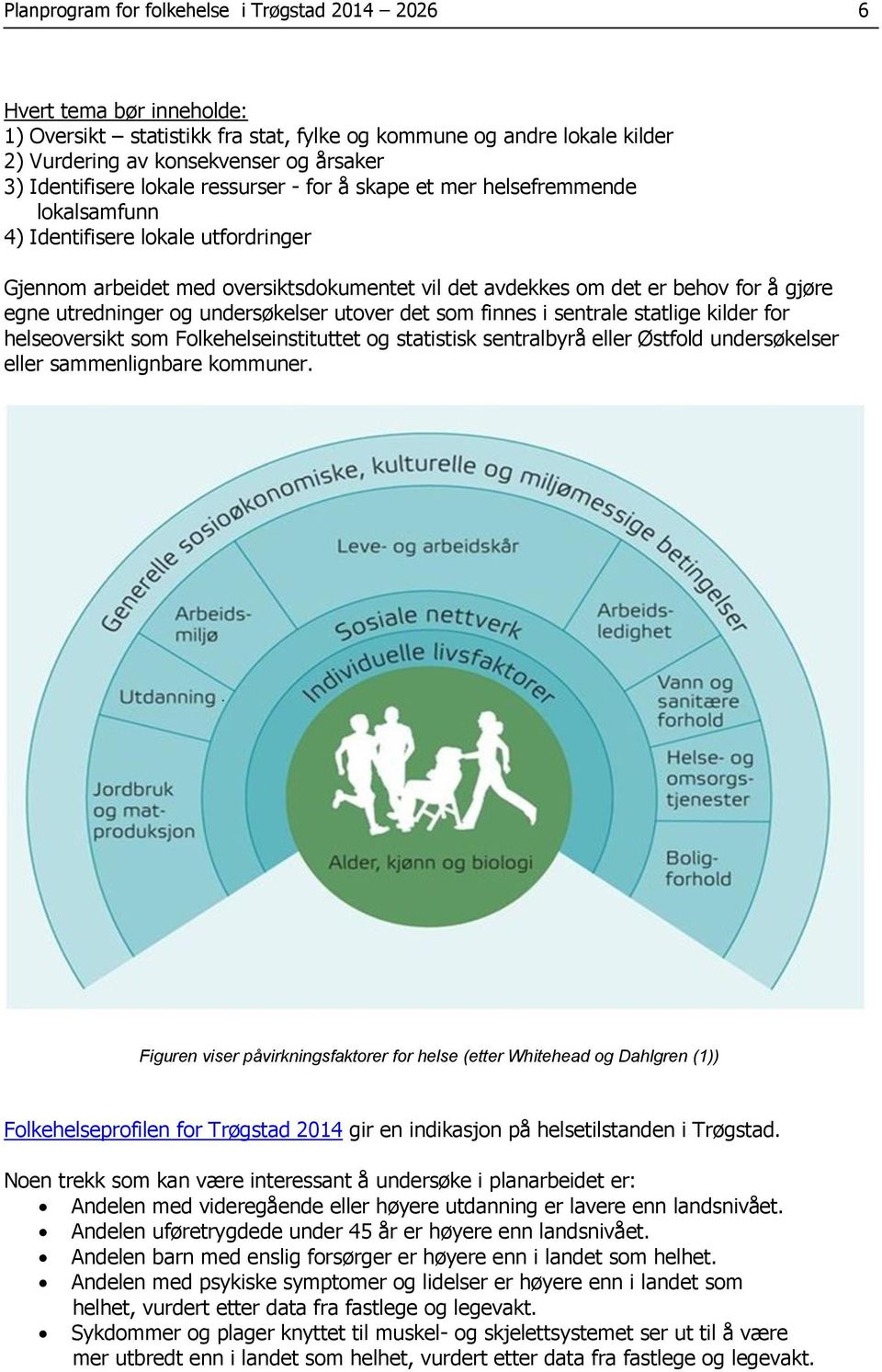 gjøre egne utredninger og undersøkelser utover det som finnes i sentrale statlige kilder for helseoversikt som Folkehelseinstituttet og statistisk sentralbyrå eller Østfold undersøkelser eller