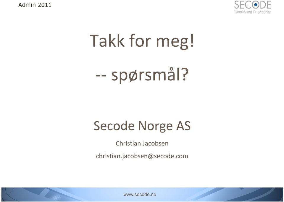 Secode Norge AS