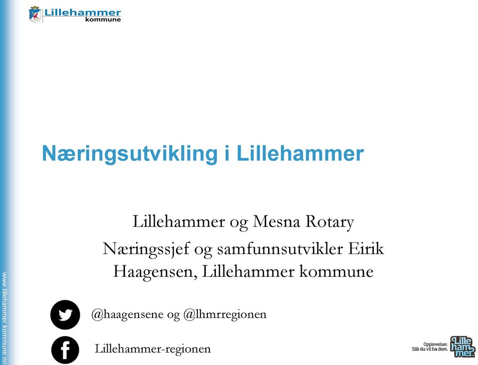 no Lillehammer og Mesna Rotary Næringssjef og