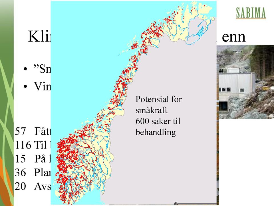 konsesjon 116 Til behandling 15 På høring 36