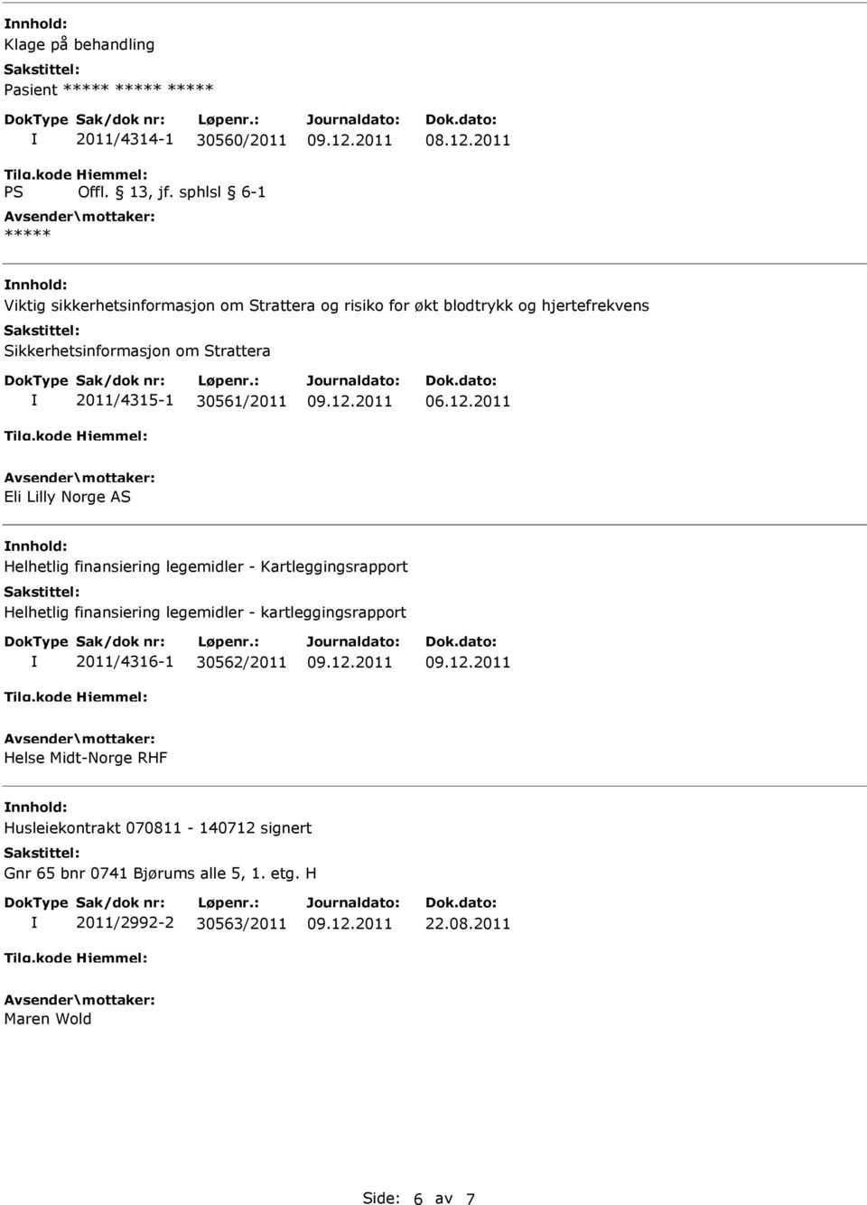 legemidler - Kartleggingsrapport Helhetlig finansiering legemidler - kartleggingsrapport 2011/4316-1 30562/2011 Helse Midt-Norge RHF