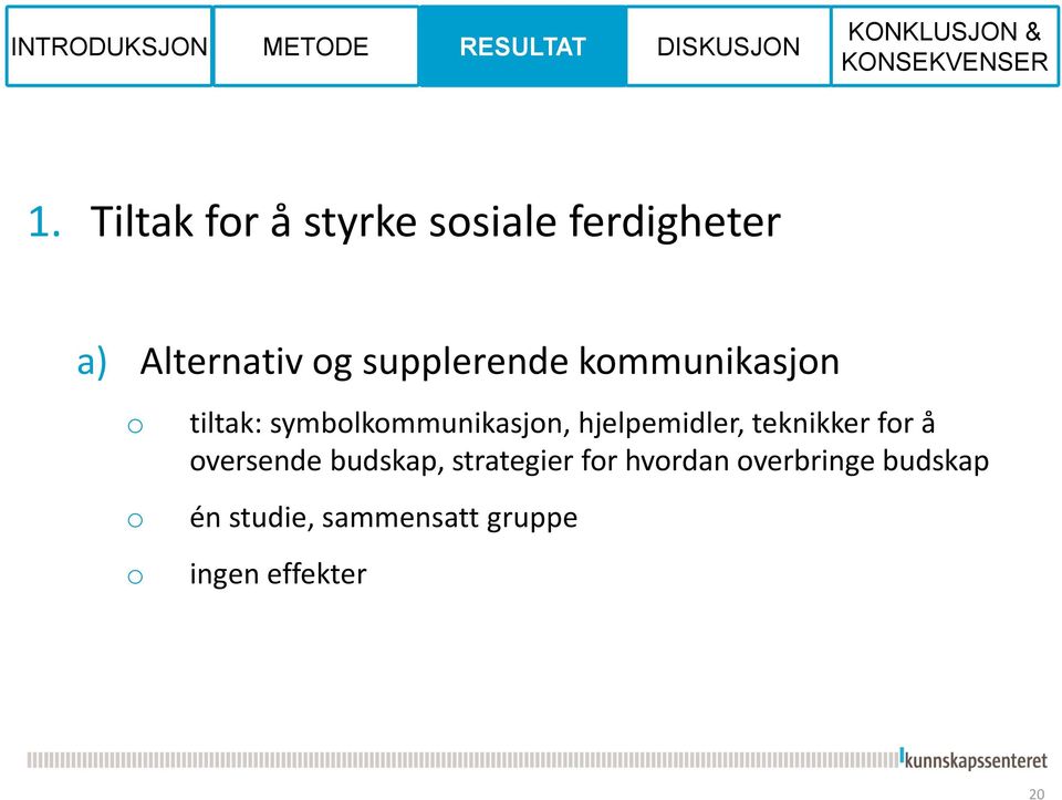 hjelpemidler, teknikker fr å versende budskap, strategier