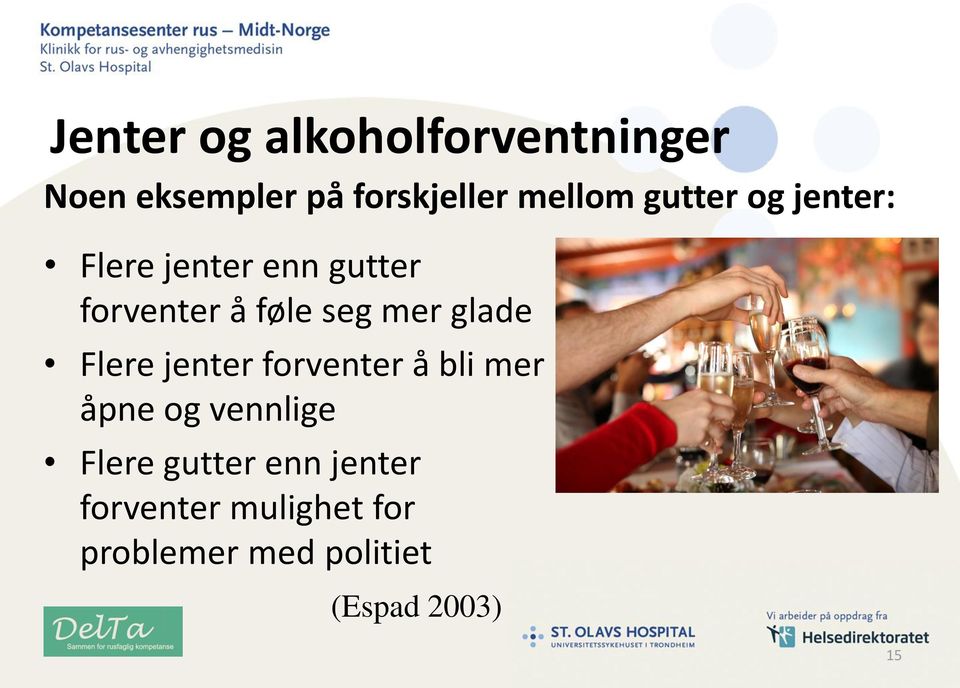 glade Flere jenter forventer å bli mer åpne og vennlige Flere gutter