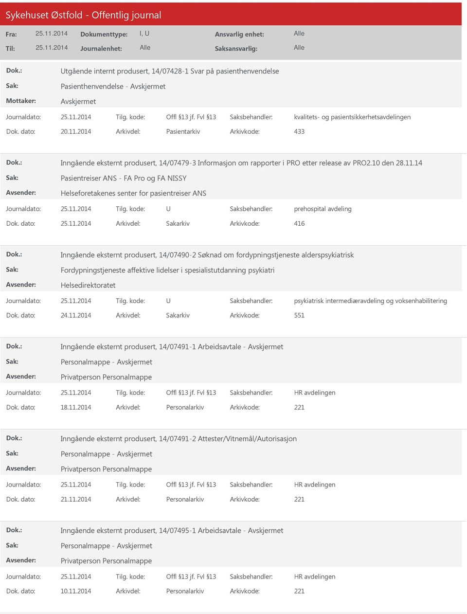 14 Pasientreiser ANS - FA Pro og FA NISSY Helseforetakenes senter for pasientreiser ANS prehospital avdeling Dok.