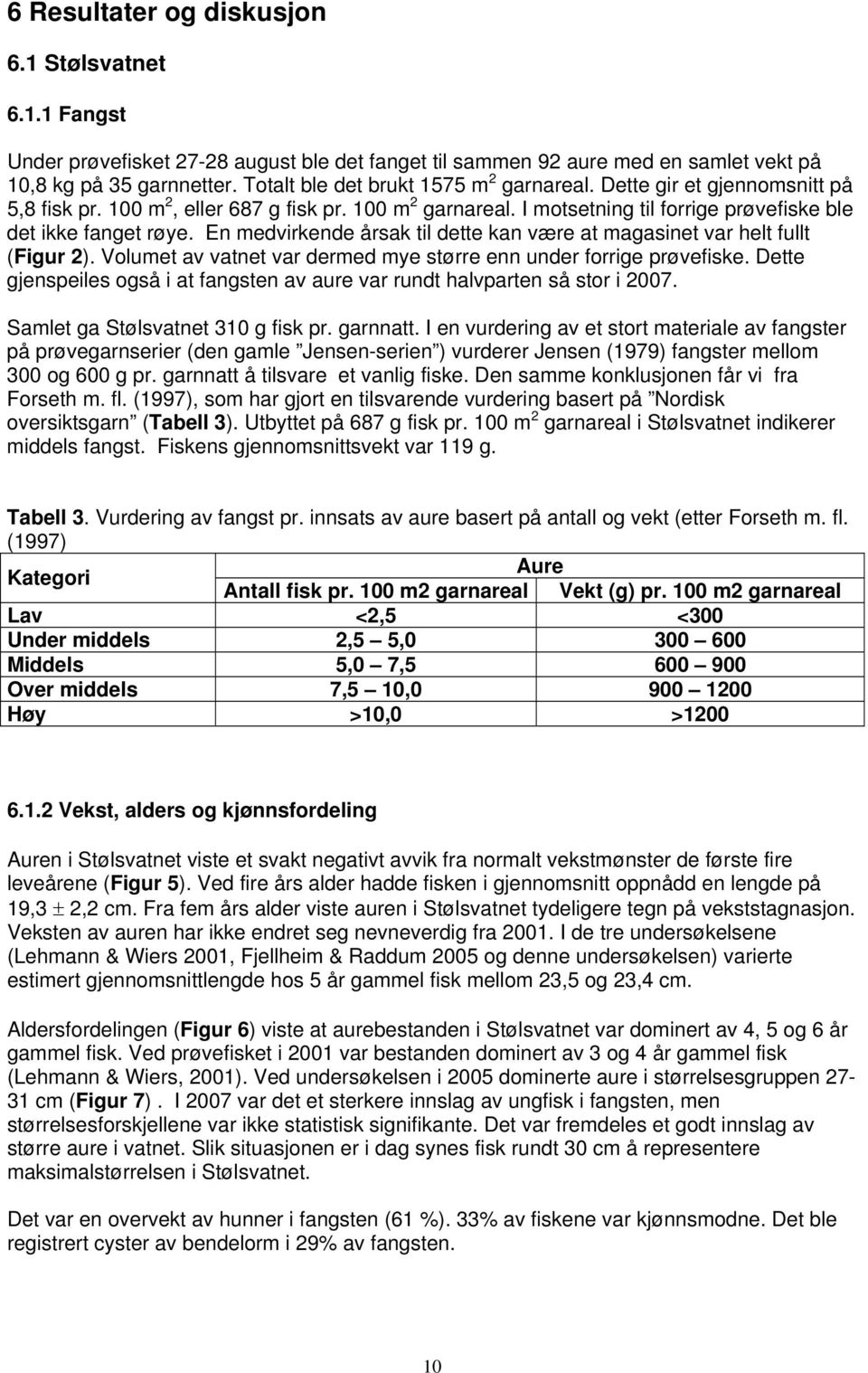 En medvirkende årsak til dette kan være at magasinet var helt fullt (Figur ). Volumet av vatnet var dermed mye større enn under forrige prøvefiske.