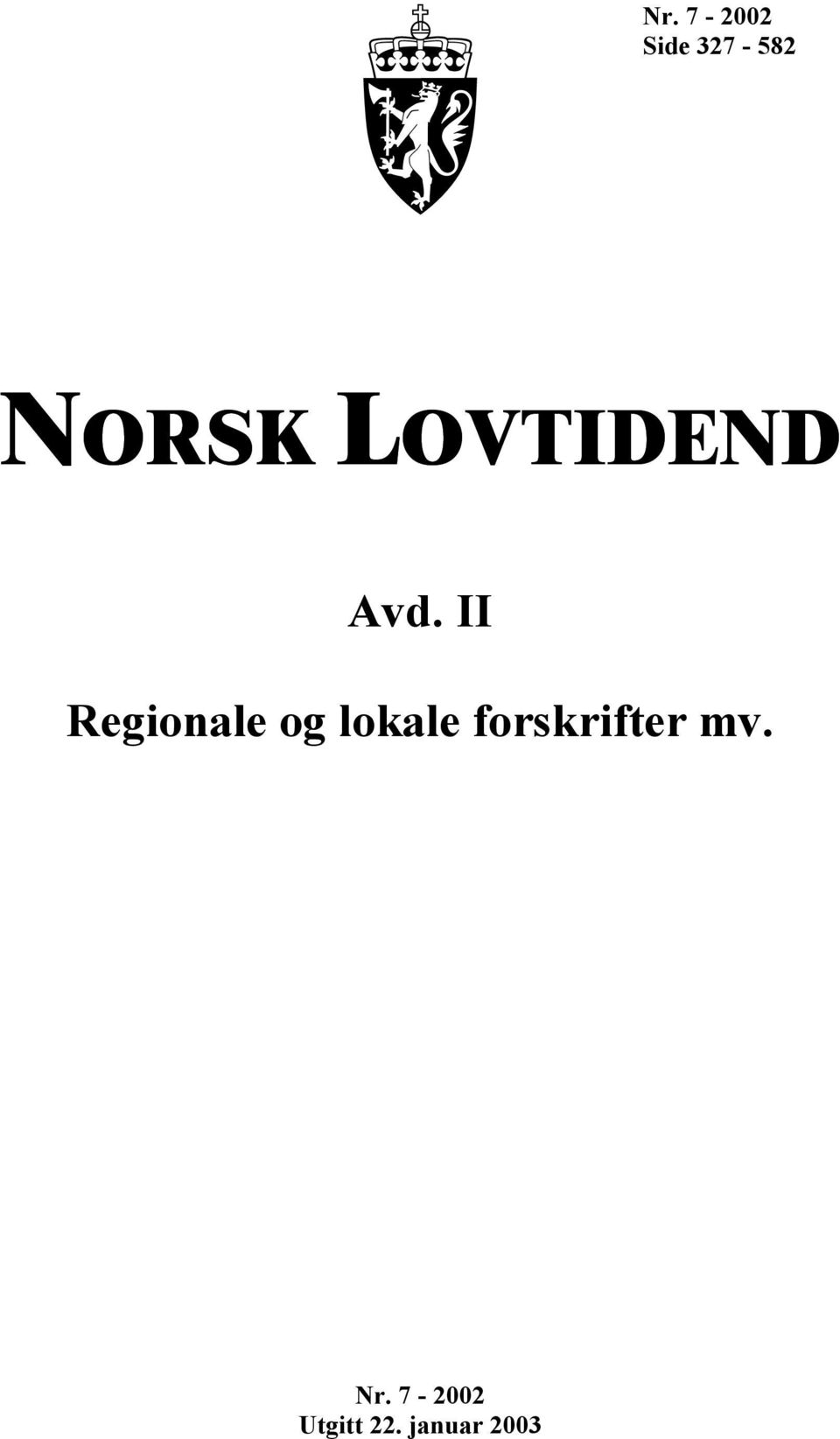 II Regionale og lokale