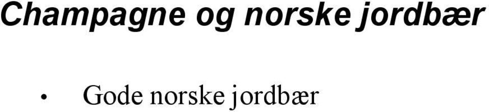 jordbær