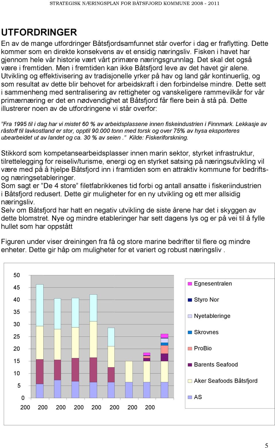 Men i fremtiden kan ikke Båtsfjord leve av det havet gir alene.