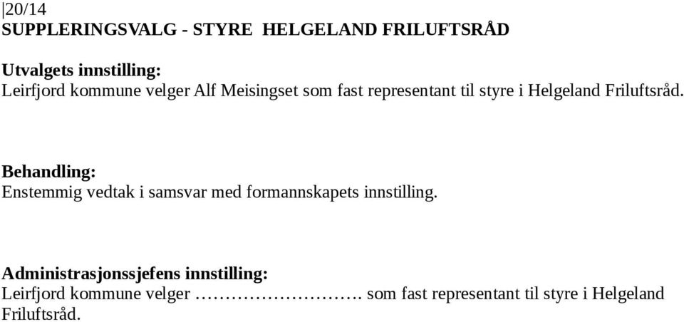 Helgeland Friluftsråd.